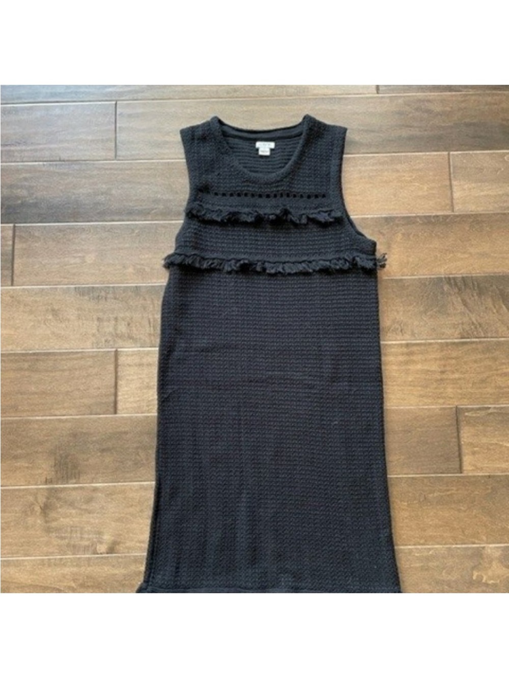 J. Crew Sleeveless Fringe Dress
